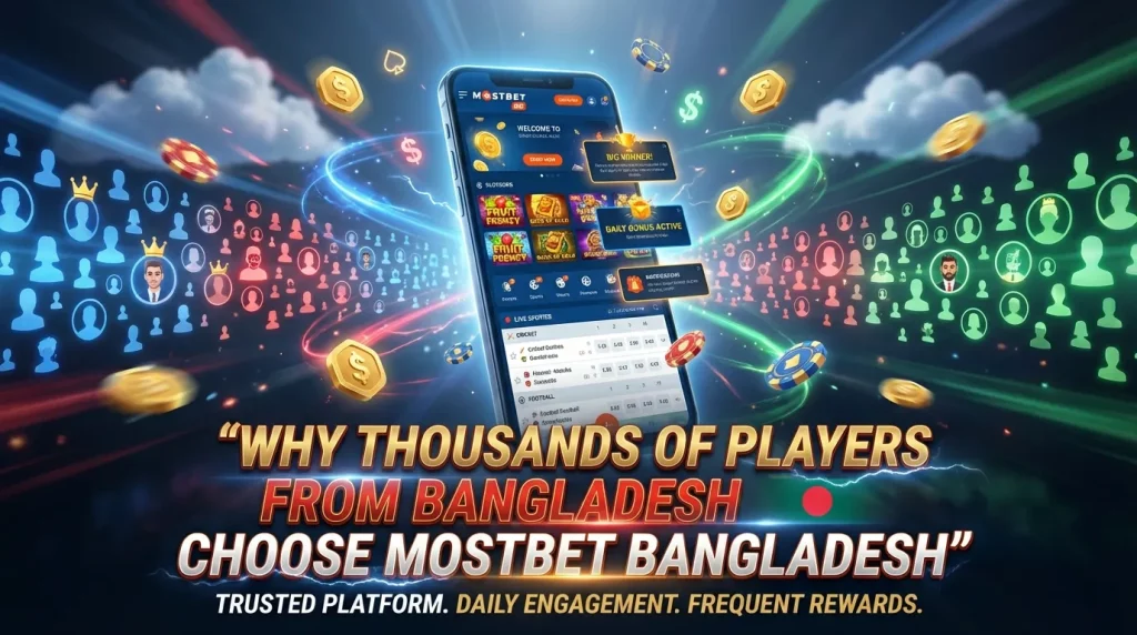 Why Thousands of players from Bangladesh Choose Mostbet Bangladesh