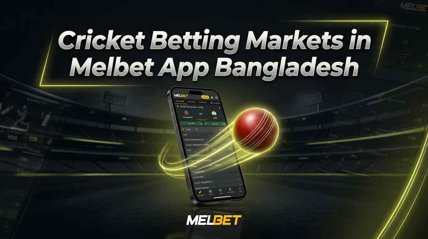 Cricket Betting Markets in Melbet App Bangladesh